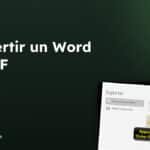 Convertir un document Word en PDF sans logiciel supplementaire