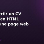 Convertir un CV Word en HTML pour une page web pro
