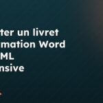 Exporter un livret de formation Word en HTML responsive