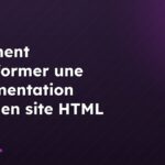 Comment transformer une documentation Word en site HTML