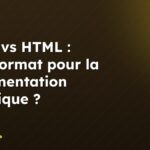 Word vs HTML : quel format pour la documentation technique ?