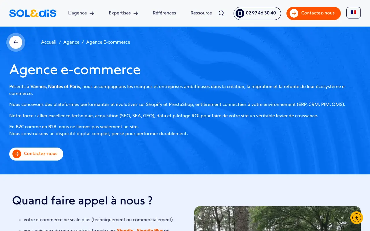 Page de l’offre sur le site de Soledis